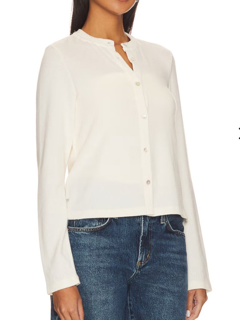 DONNI. Sweater Cardigan in Cream